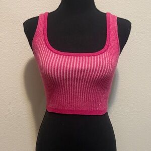 Wild Fable Pink Striped Tank Top